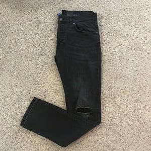 Black h and m skinny jeans 32x34